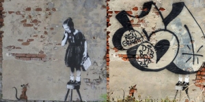 Banksy - Girl&Rat